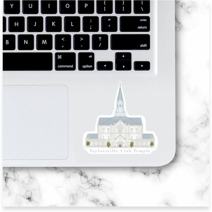 Taylorsville, UT Temple Vinyl Sticker
