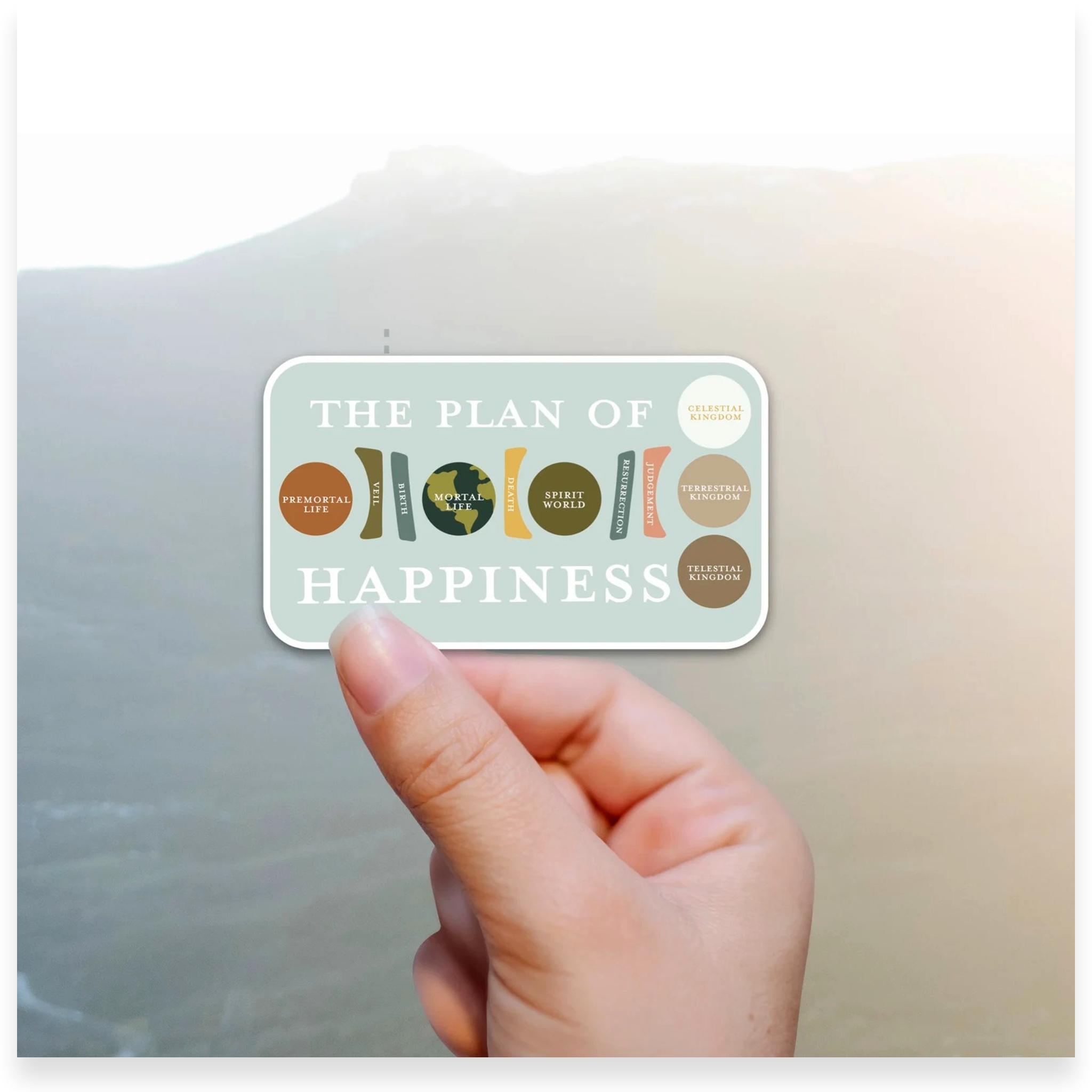 Plan of Happiness Vinyl Sticker