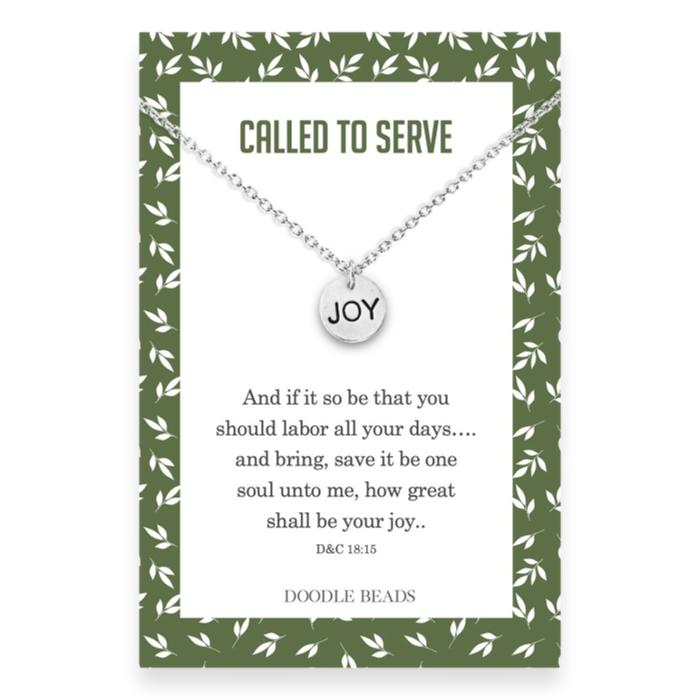 Called To Serve Joy Necklace