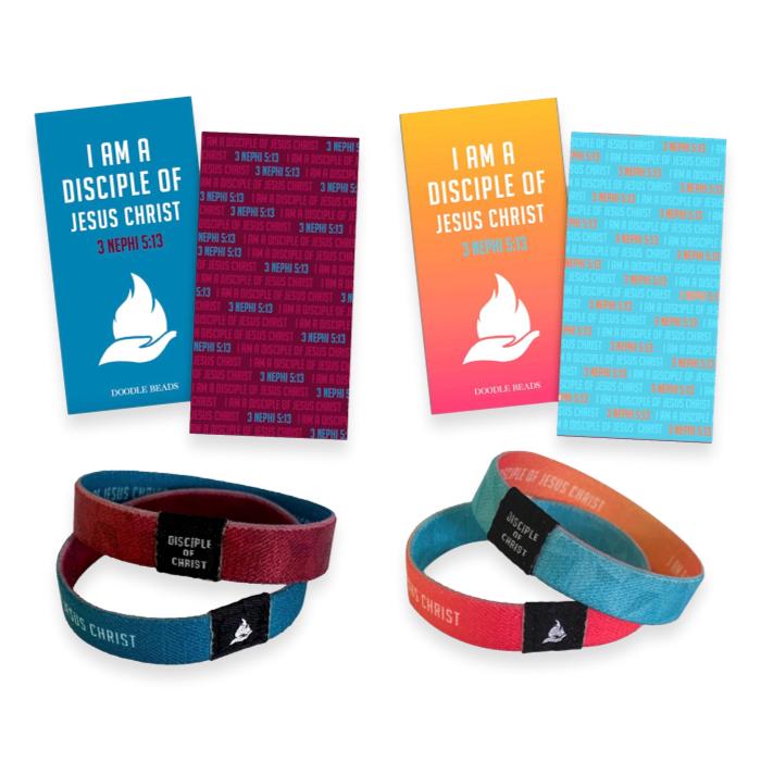 I am a Disciple of Jesus Christ Reversible Woven Wristband, 2024 LDS Youth Theme
