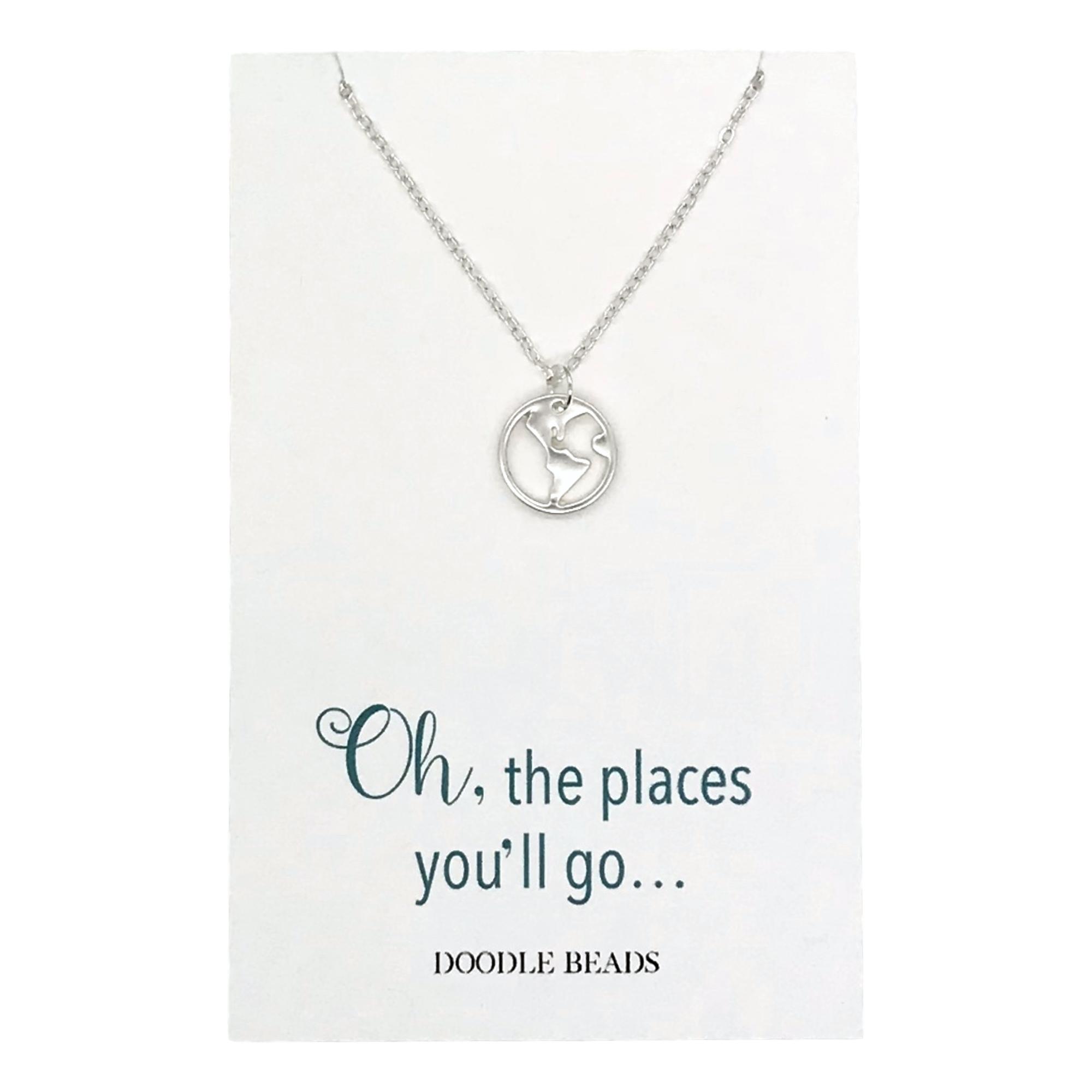 Oh The Places You’ll Go! World Necklace