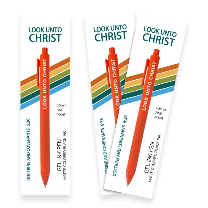 2025 Look Unto Christ LDS Youth Theme Pens