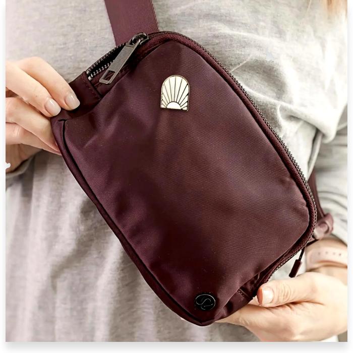 2025 LDS Youth Theme, Look Unto Christ Enamel Sun Pin