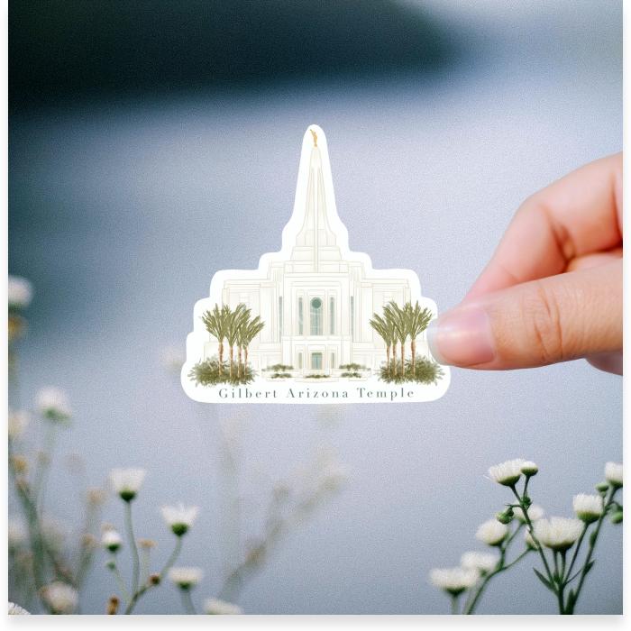 Gilbert Arizona LDS Temple Sticker