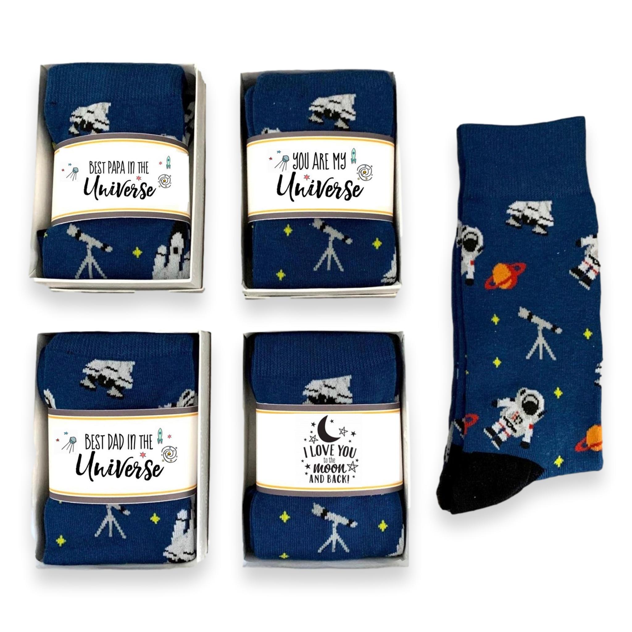 Astronaut Space Socks, You Are My Universe