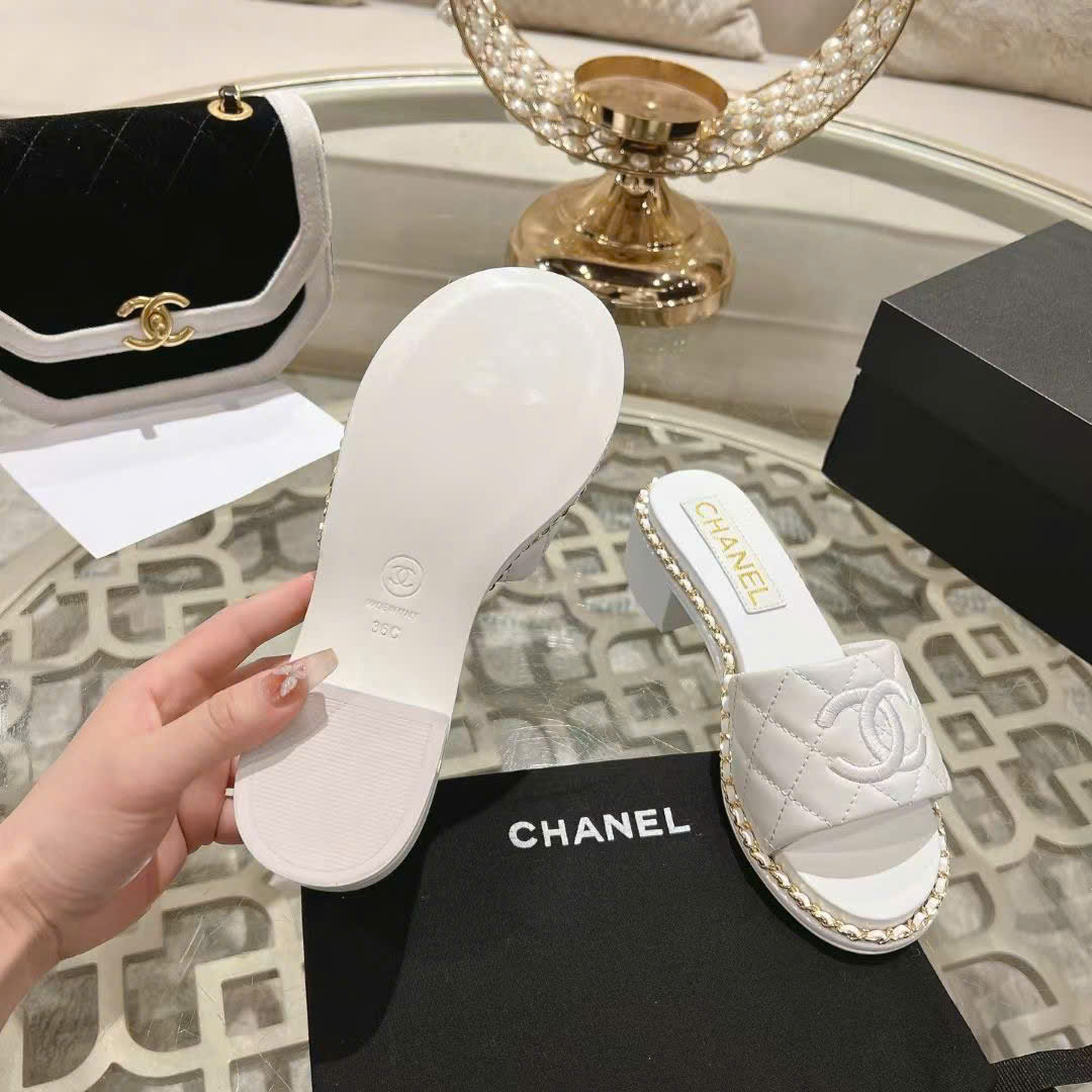 (1:1 replica) Chanel C Logo Women s Sandals