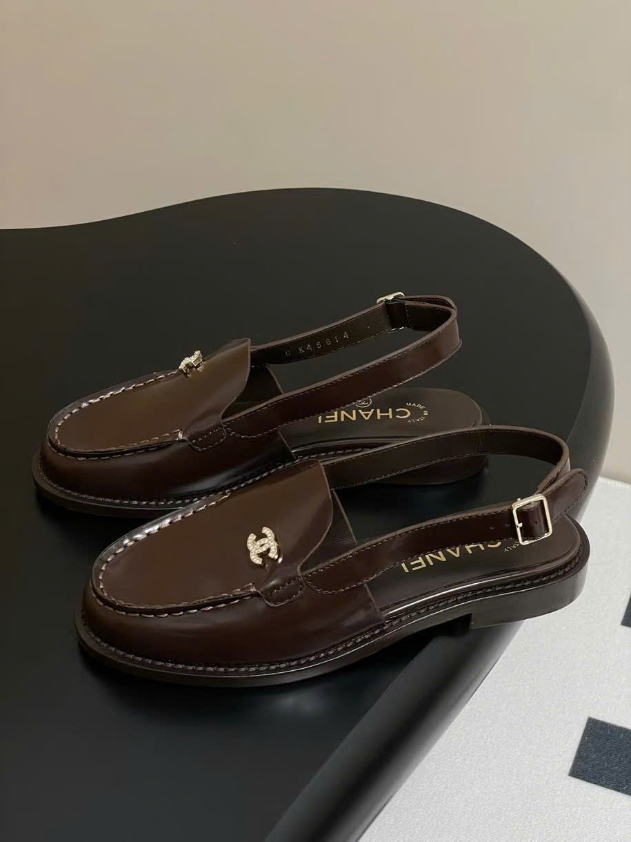 (1:1 replica) Chanel Slingback Flat Women s Shoes