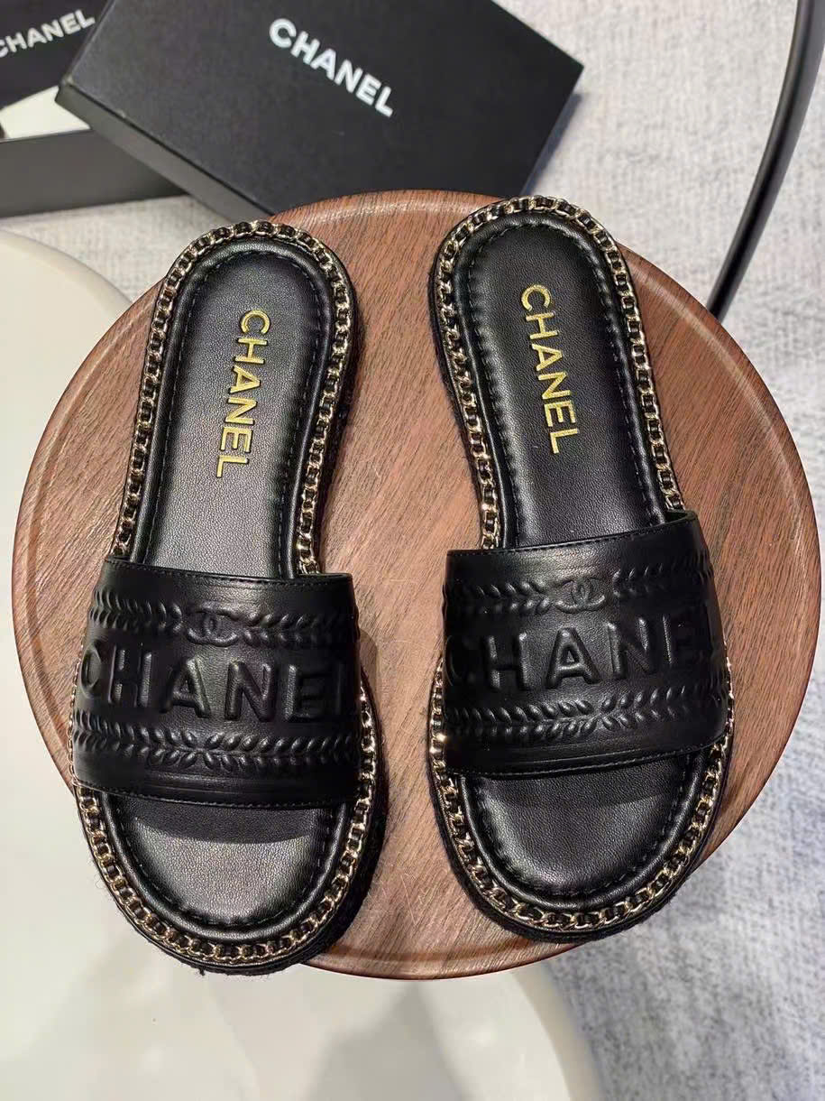 (1:1 replica) Chanel Slipper Women s Slide