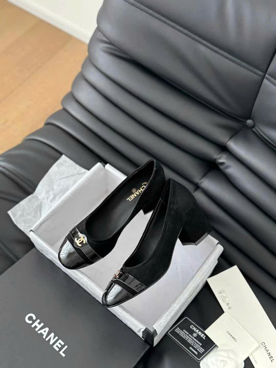 (1:1 replica) Chanel Leather Pumps Shoes