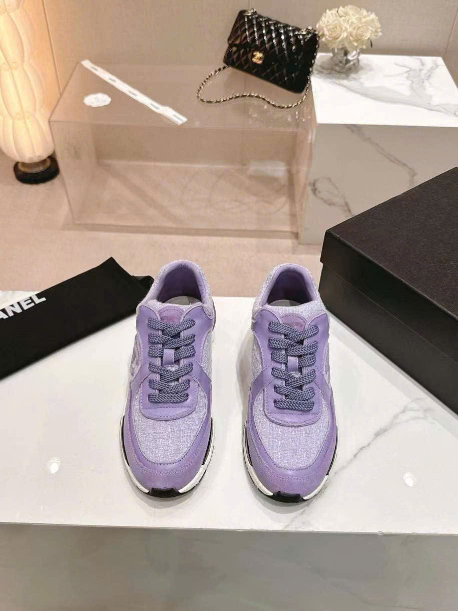 (1:1 replica) Chanel Logo TPU Sneakers Shoes