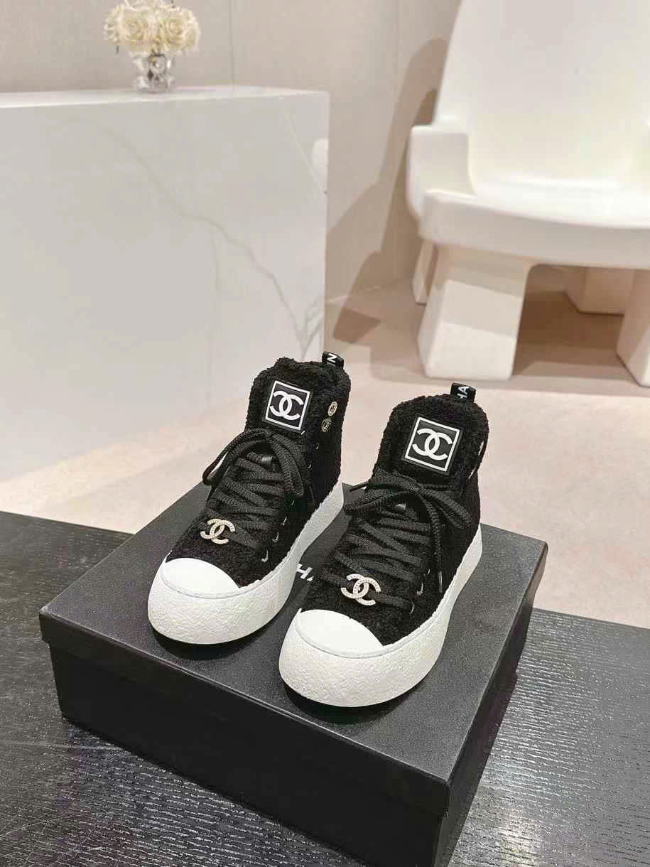 (1:1 replica) Chanel C Logo Sneakers Shoes
