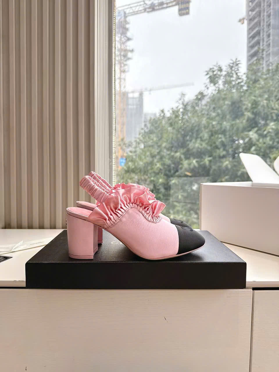 (1:1 replica) Chanel CLogo Slingback Shoes New Arrivals