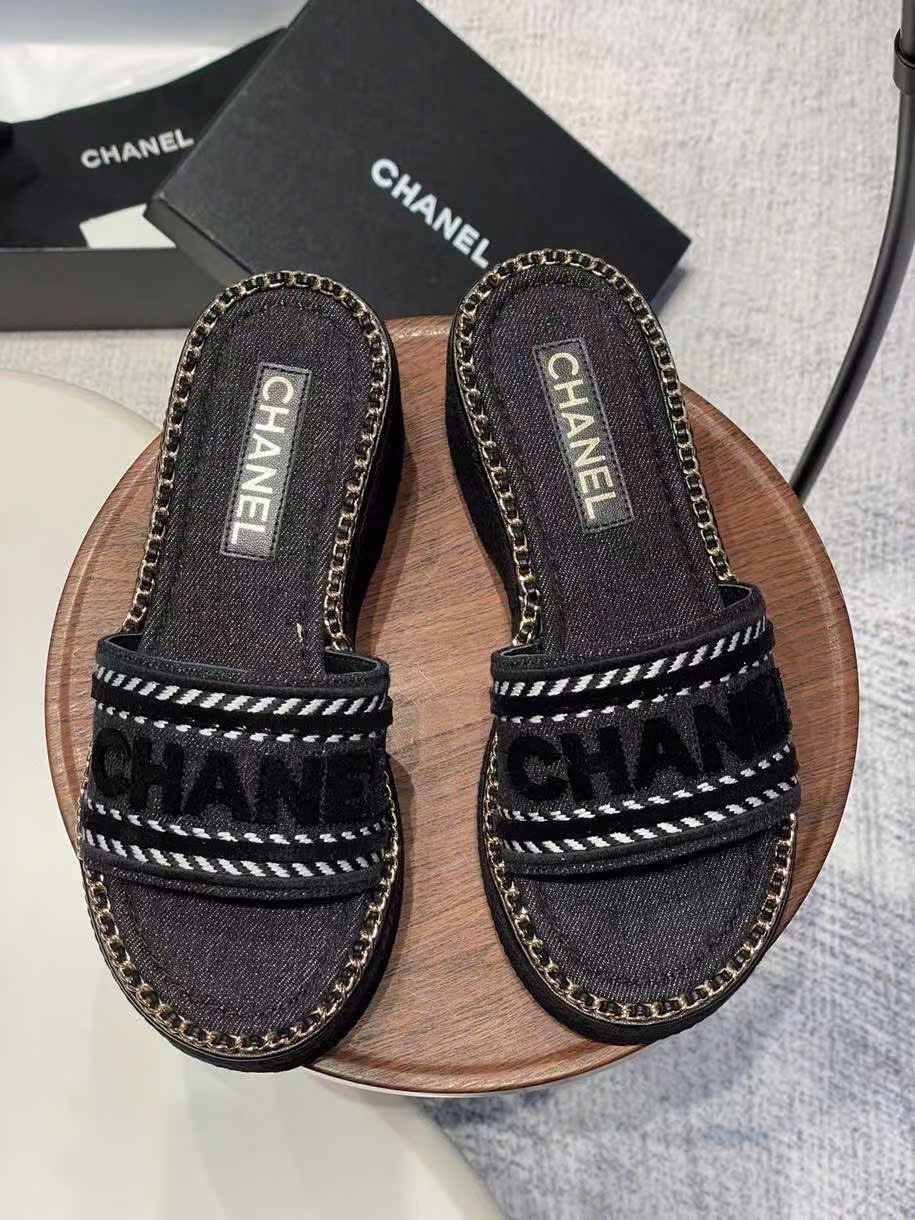 (1:1 replica) Chanel Wedges Women s Sandals