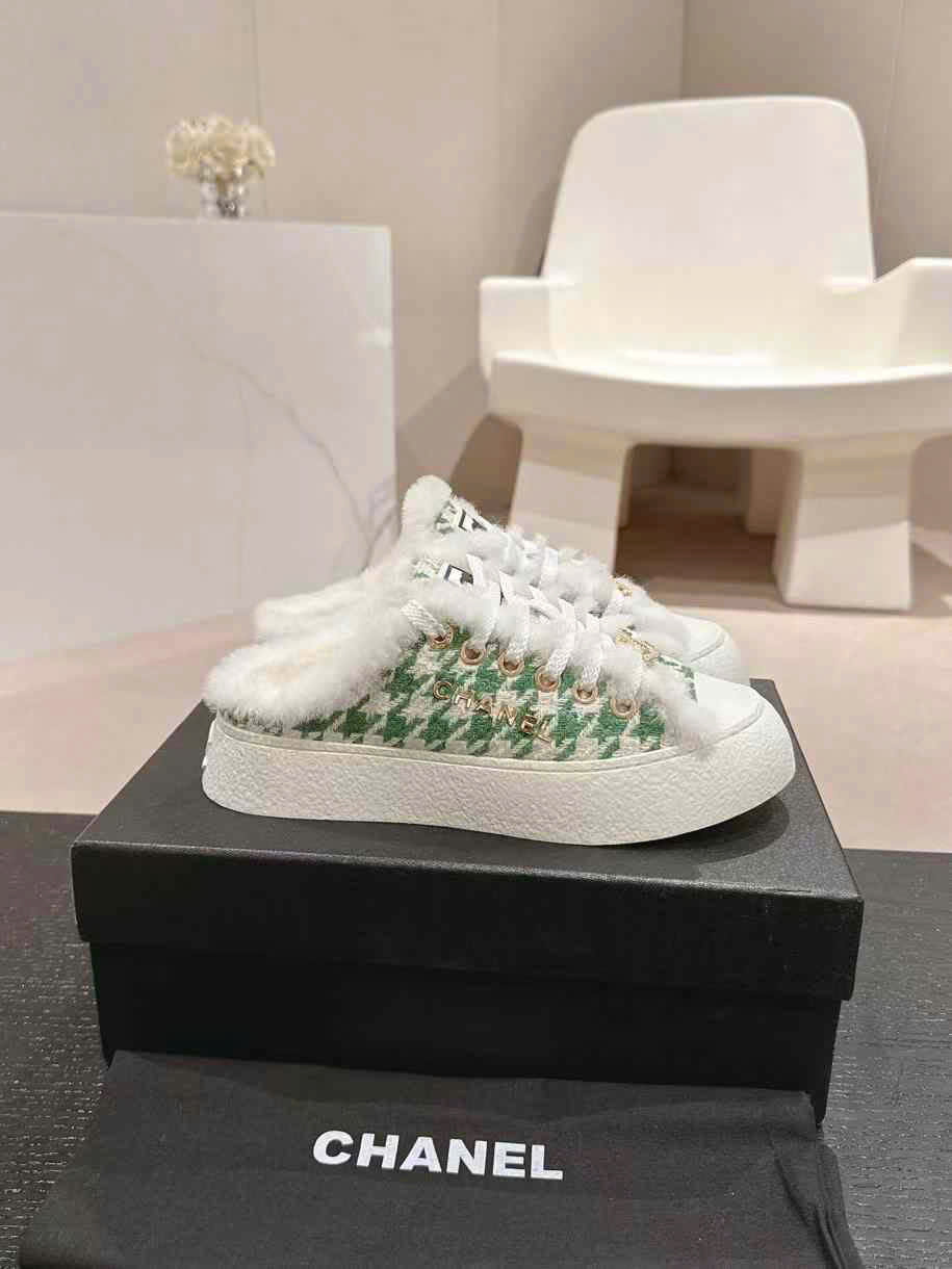 (1:1 replica) Chanel Open Back Women s Shoes