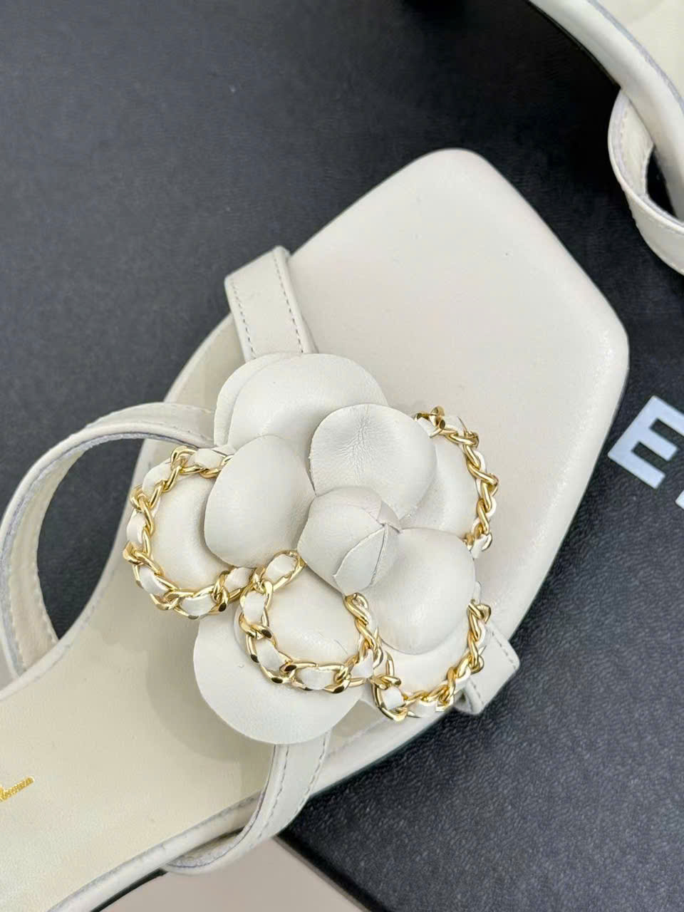 (1:1 replica) Chanel Leahter Women s Sandals 5cm/7.5cm
