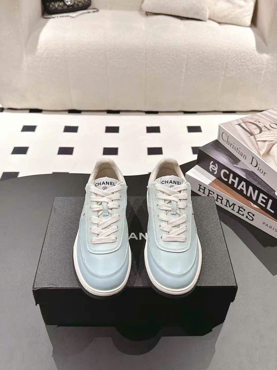 (1:1 replica) Chanel C Logo Sneaker Women s Shoes