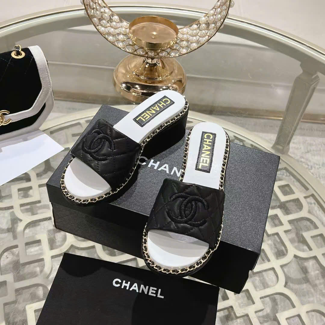 (1:1 replica) Chanel C Logo Women s Sandals