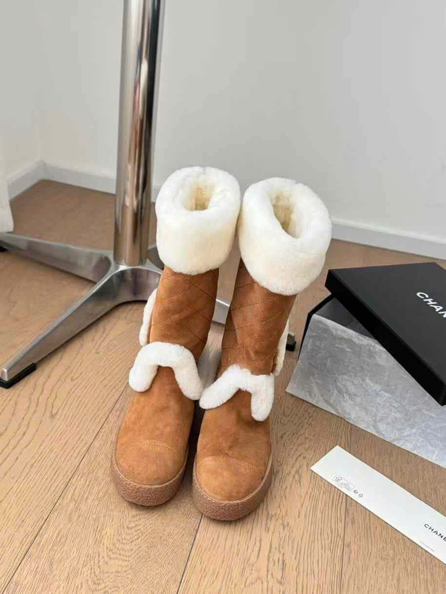 (1:1 replica) Chanel Suede Leather Boots New Collections
