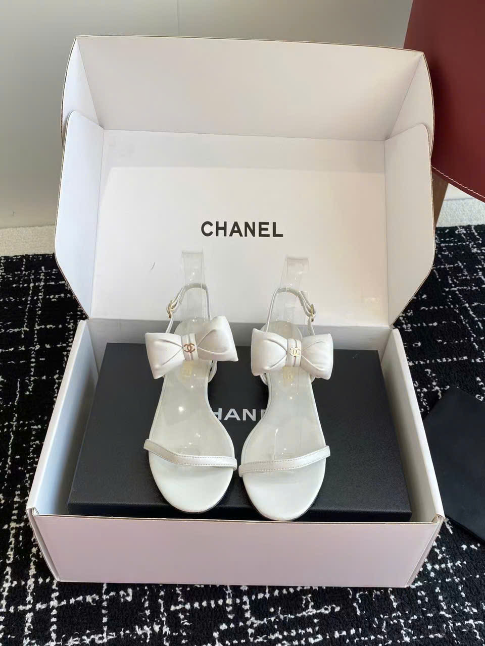 (1:1 replica) Chanel C Logo Vintages Sandals