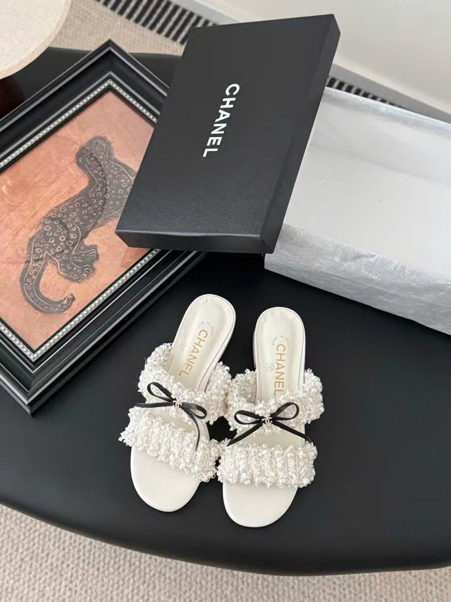 (1:1 replica) Chanel Vintage Women s Sandals 4cm
