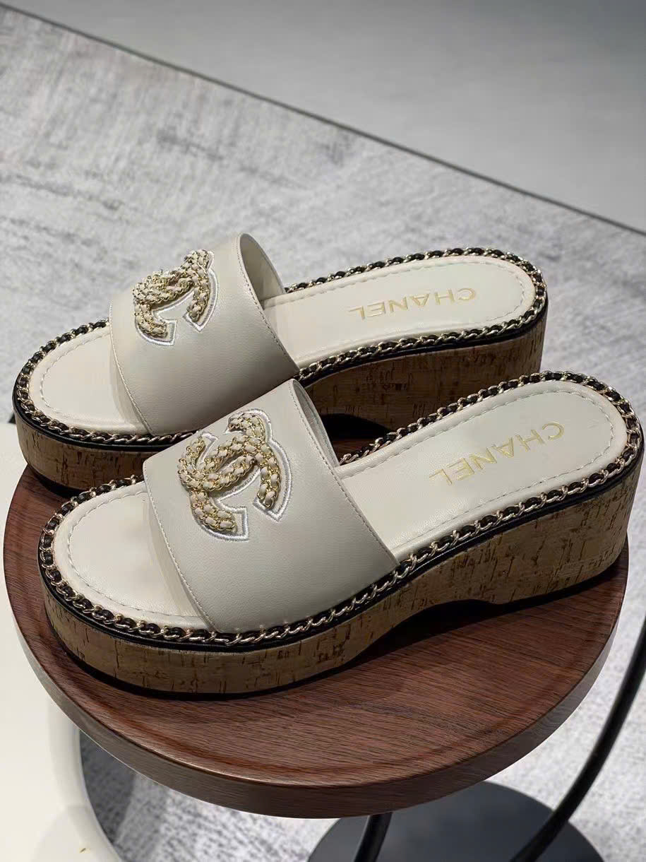 (1:1 replica) Chanel C Logo Sandals Summer 2025