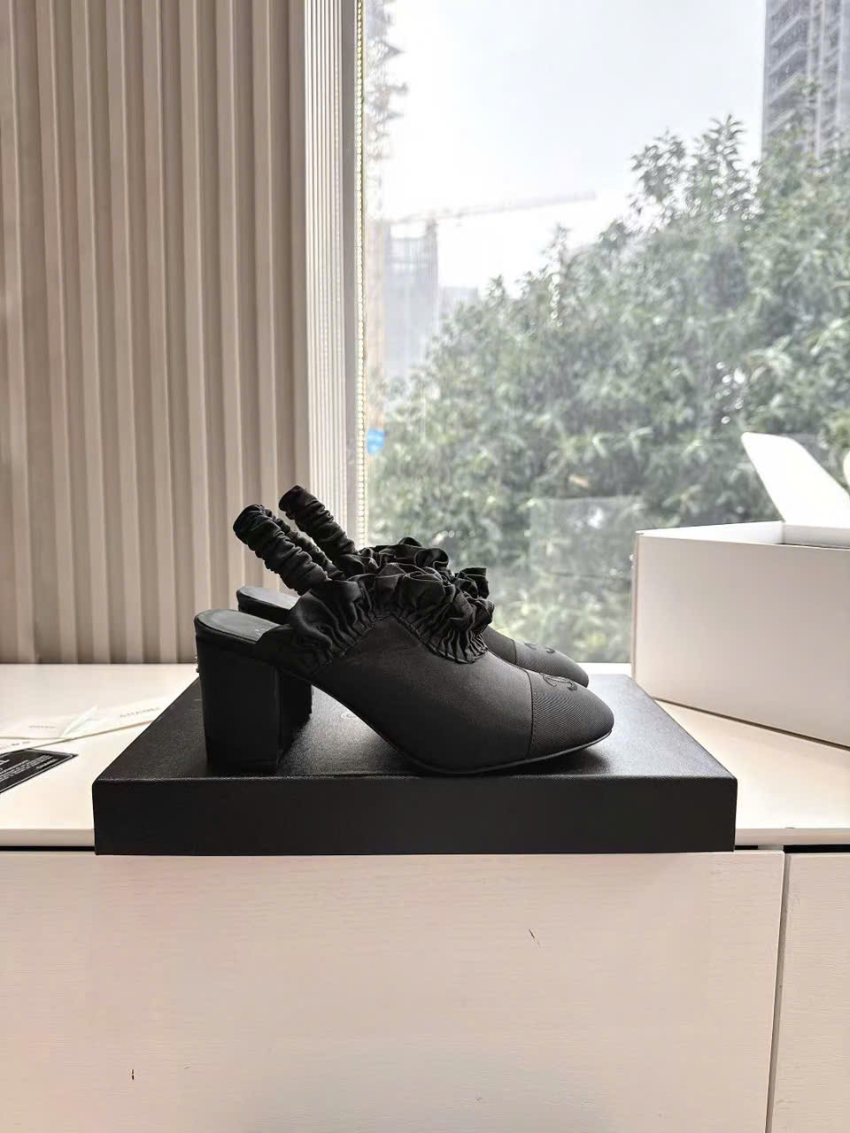 (1:1 replica) Chanel CLogo Slingback Shoes New Arrivals