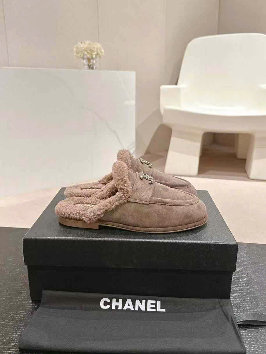 (1:1 replica) Chanel Open Back Shoes
