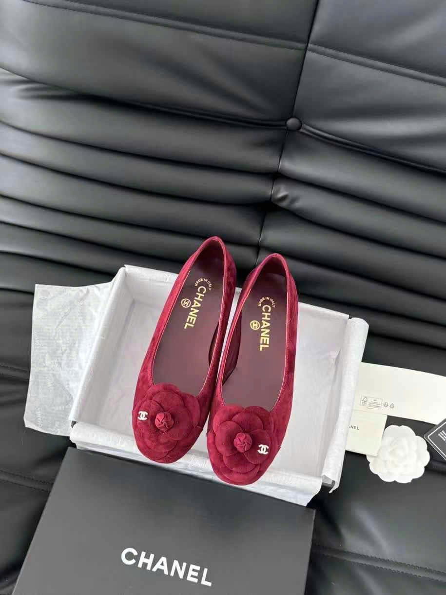 (1:1 replica) Chanel Camelia Logo Women s Shoes