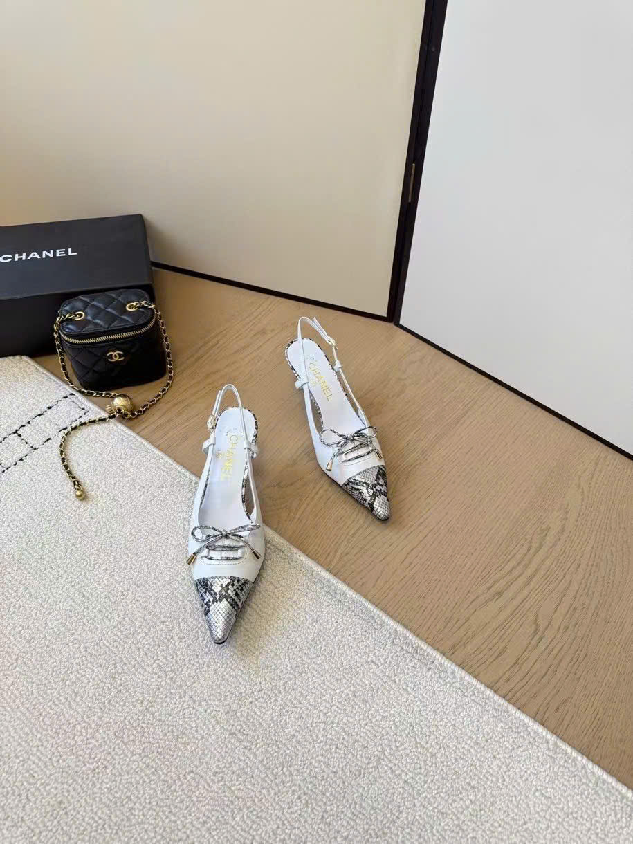 (1:1 replica) Chanel Slingback Women s Shoes 6.5cm