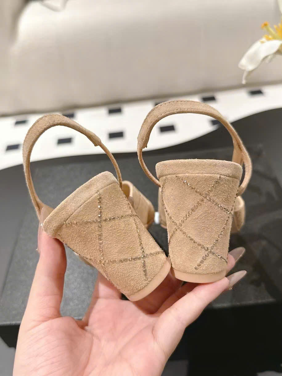 (1:1 replica) Chanel Vintages SLingback Women s Shoes 5.5cm/1.5cm