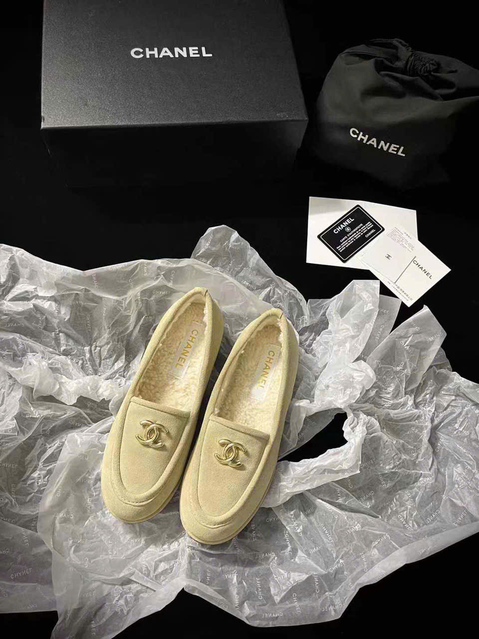 (1:1 replica) Chanel Suede Loafer Women s Shoes