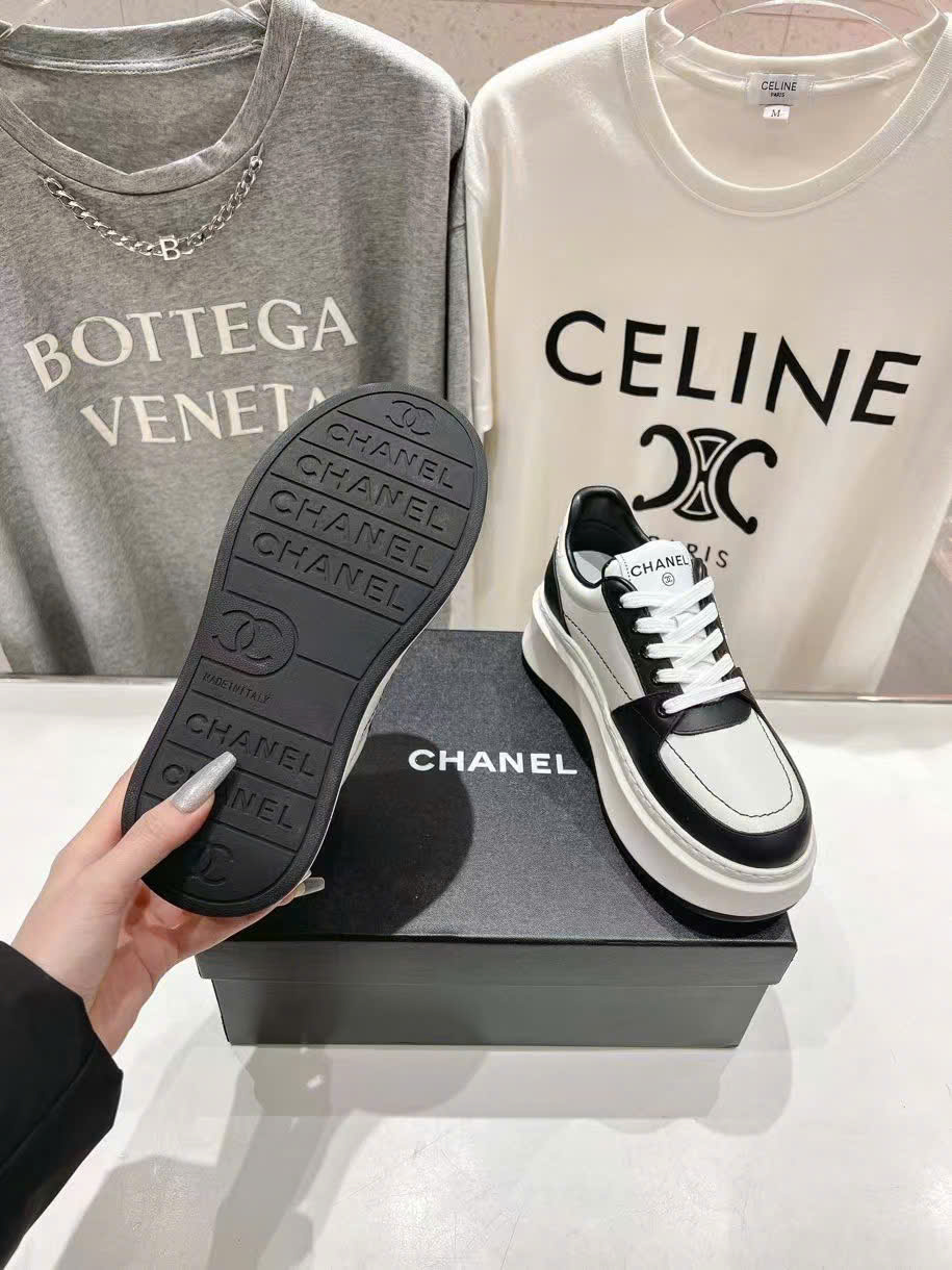(1:1 replica) Chanel Sneakers Women s Shoes 5cm