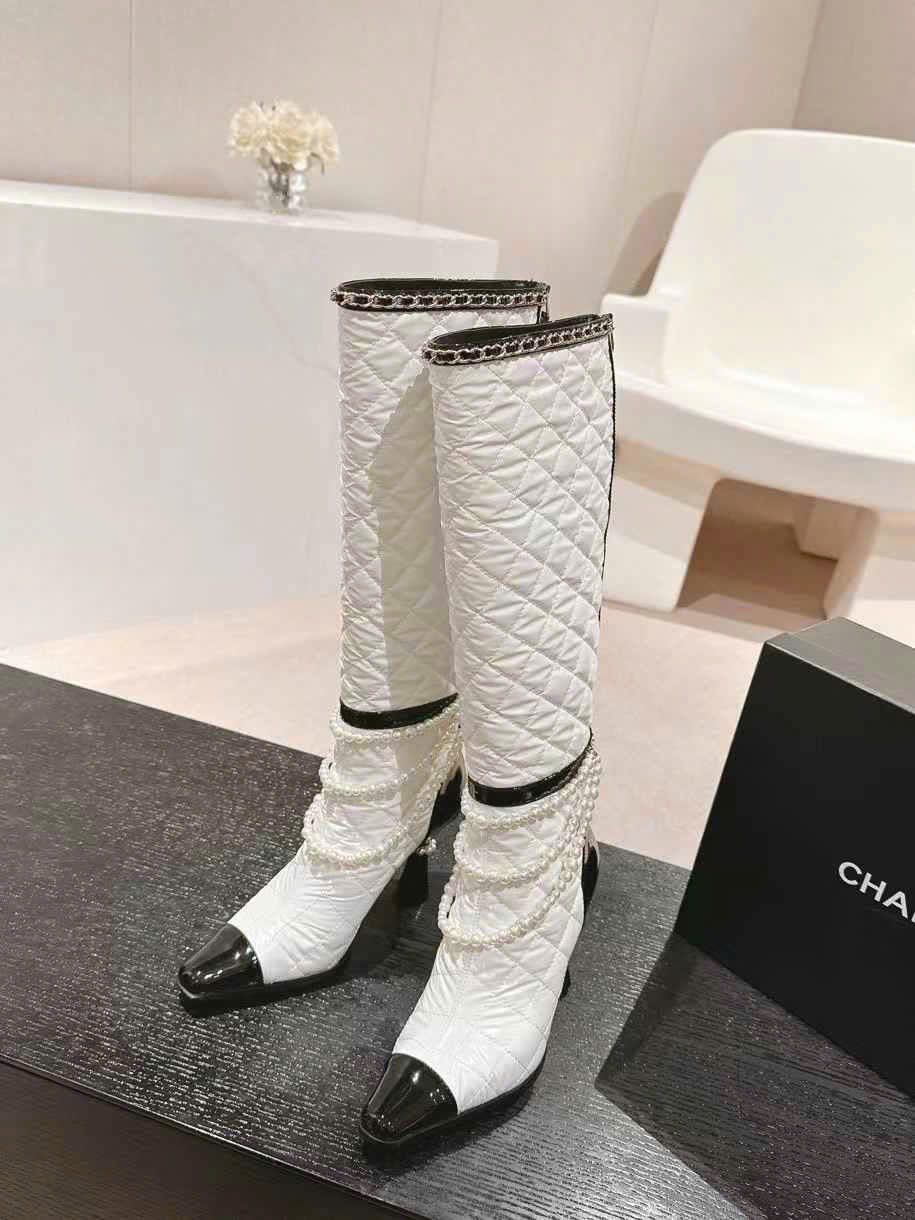 (1:1 replica) Chanel Vintages Leather Boots