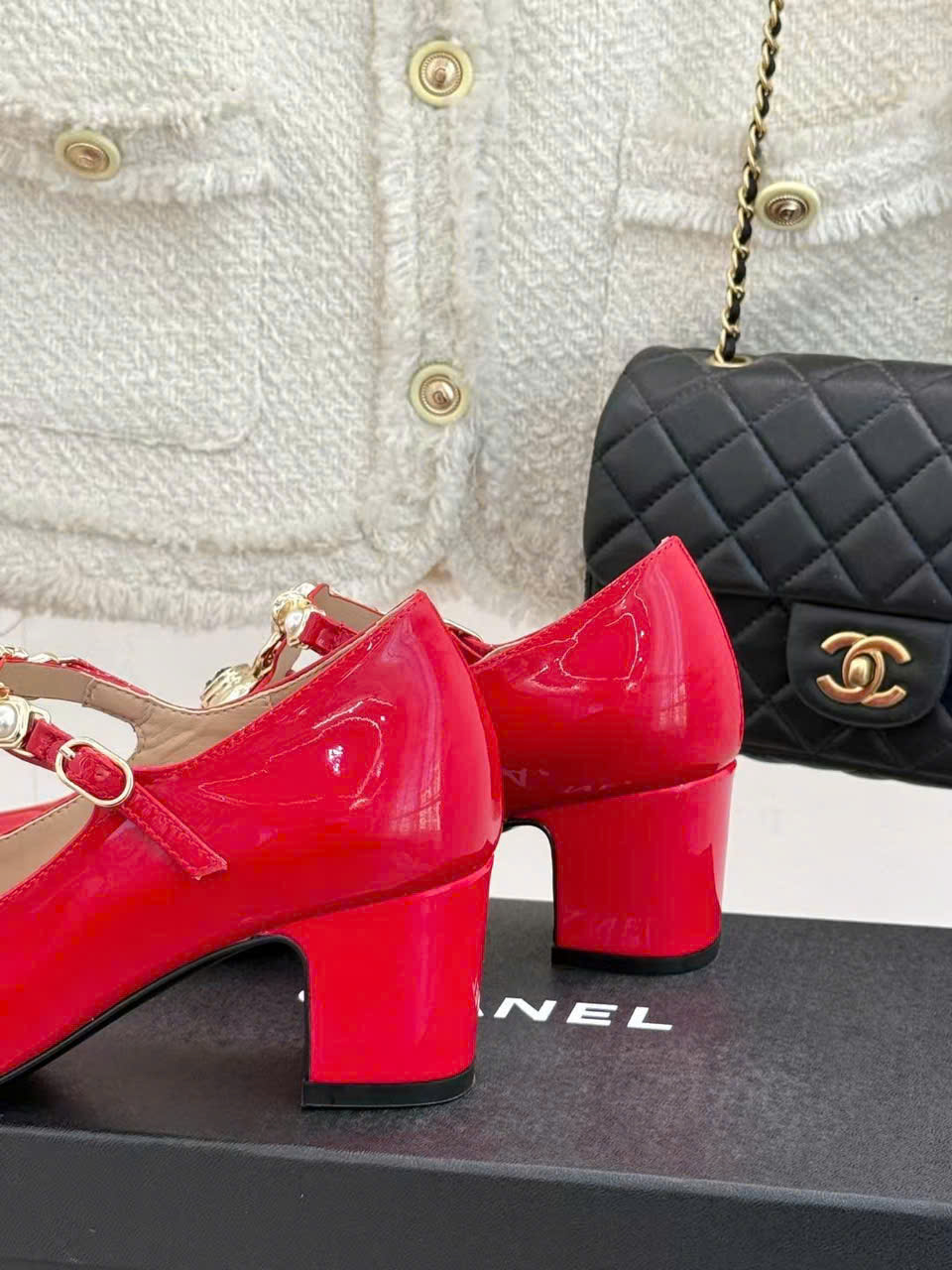(1:1 replica) Chanel Marry Jane Vinatges Shoes