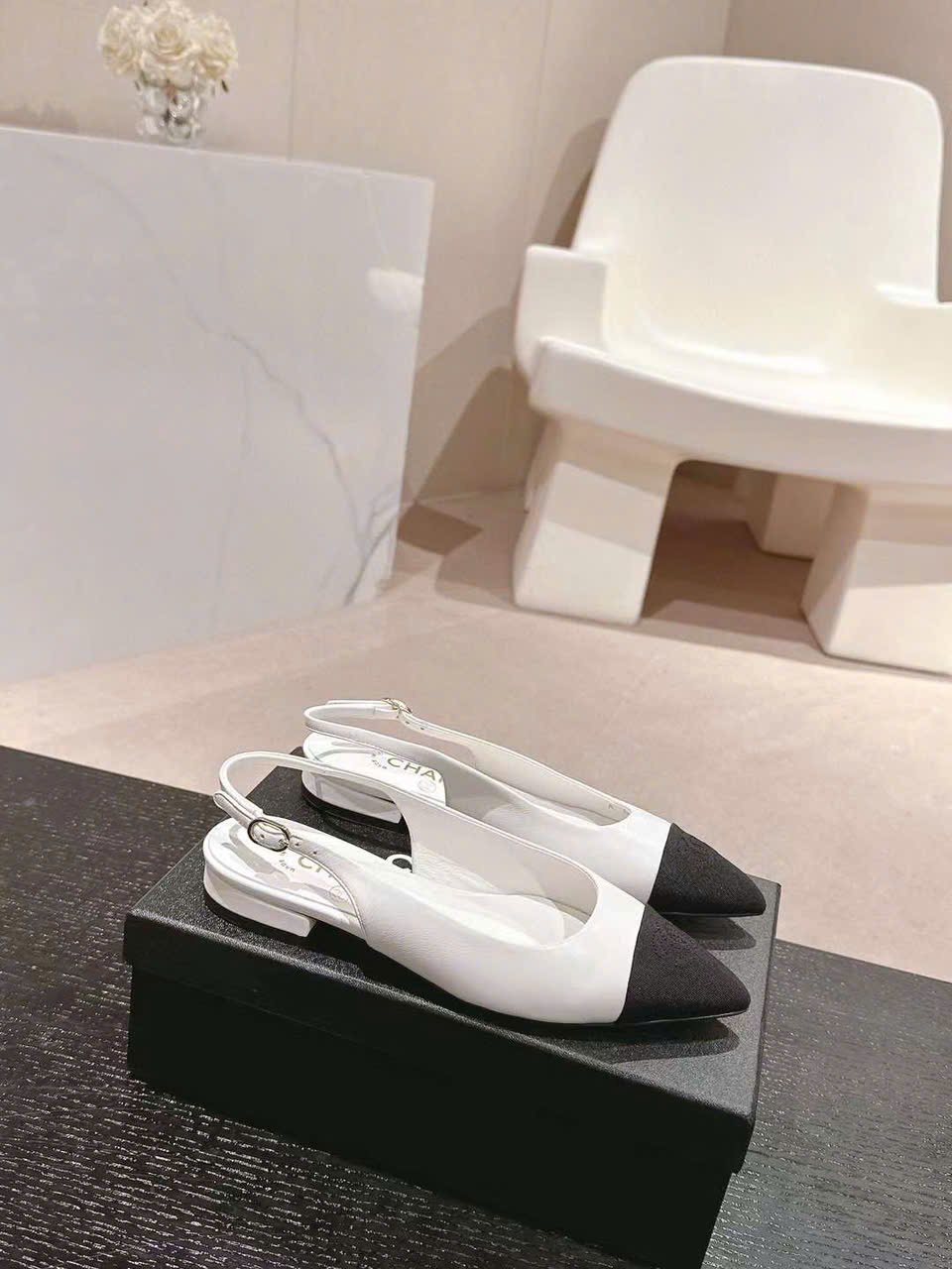 (1:1 replica) Chanel Slingback Shoes