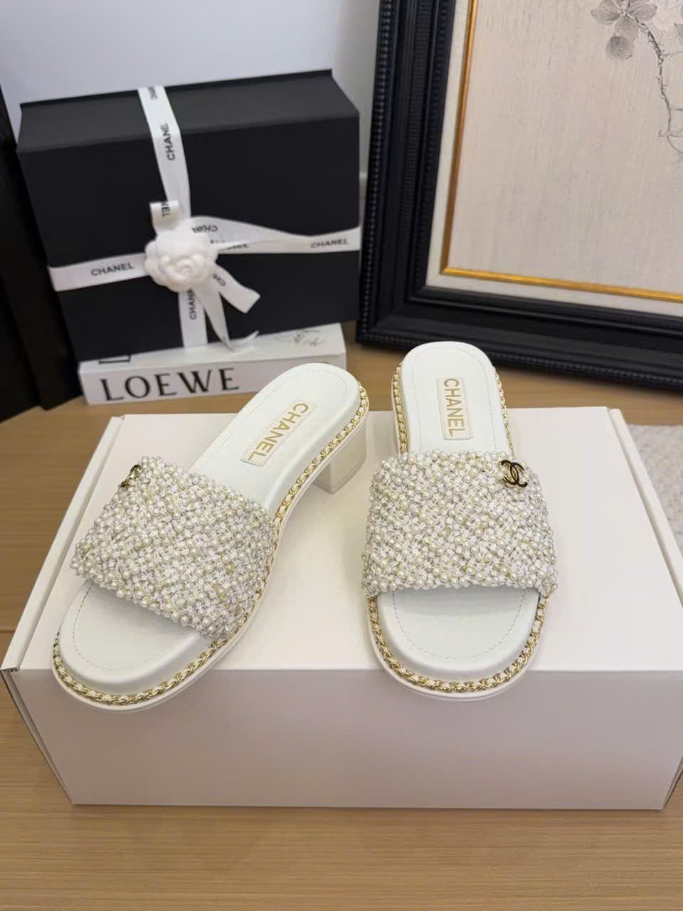 (1:1 replica) Chanel C Logo Women s Sandal New Arrivals