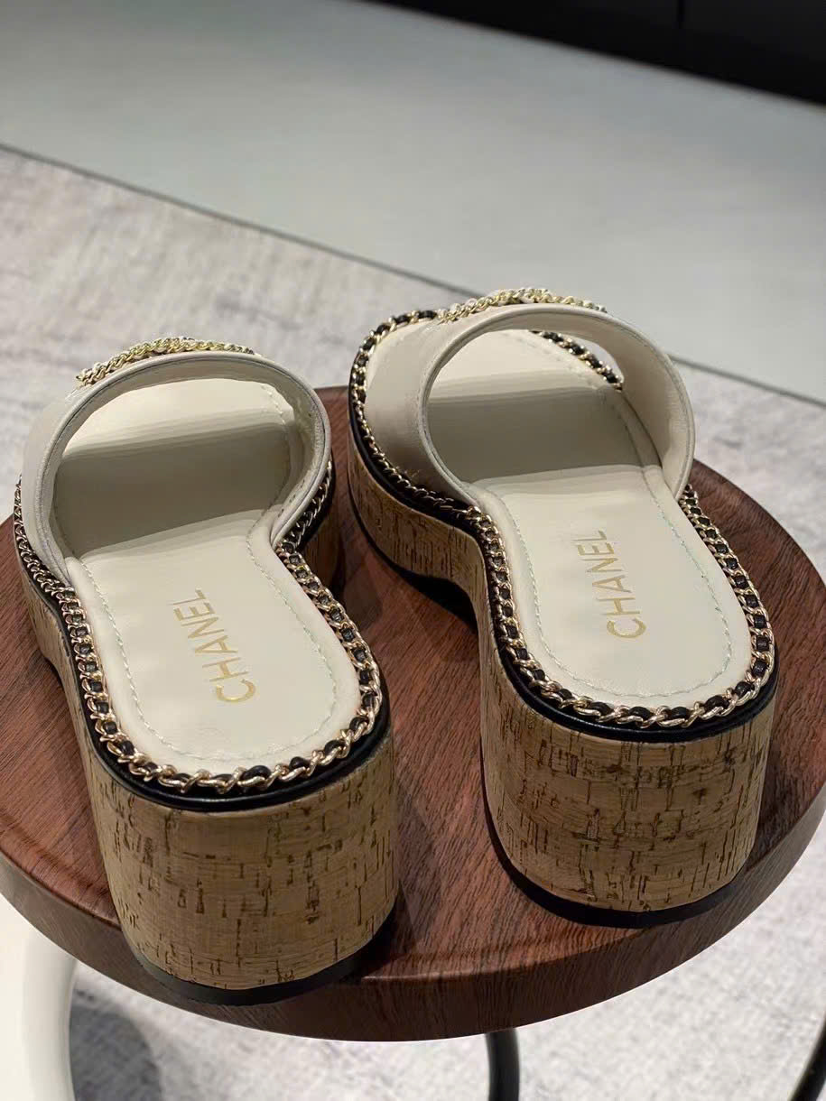 (1:1 replica) Chanel C Logo Sandals Summer 2025