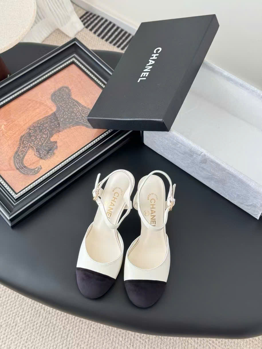 (1:1 replica) Chanel Slingback Women s Shoes New Arrivals 8cm