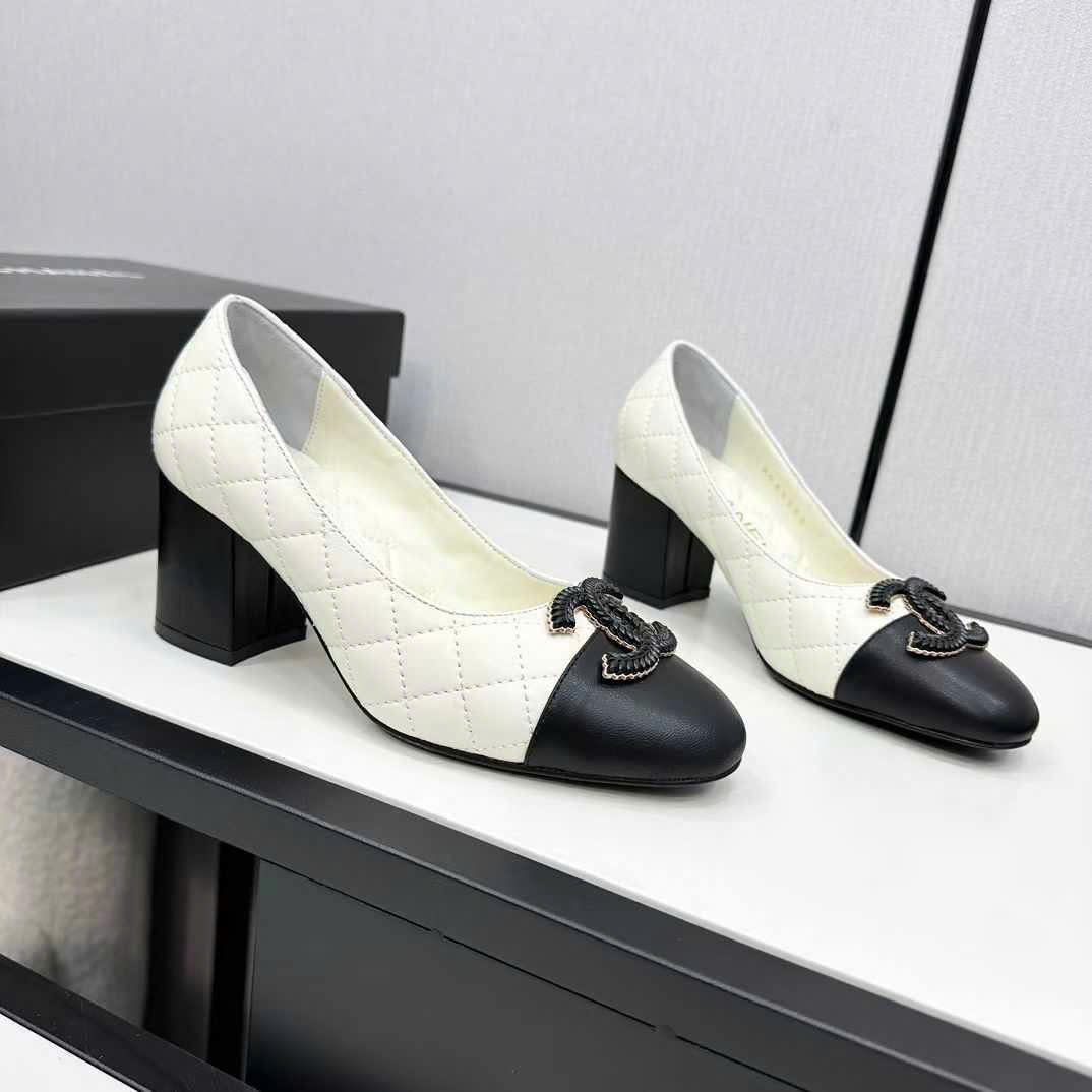 (1:1 replica) Chanel Leather Pumps Shoes