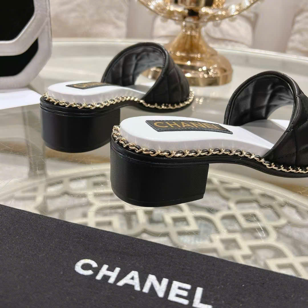 (1:1 replica) Chanel C Logo Women s Sandals