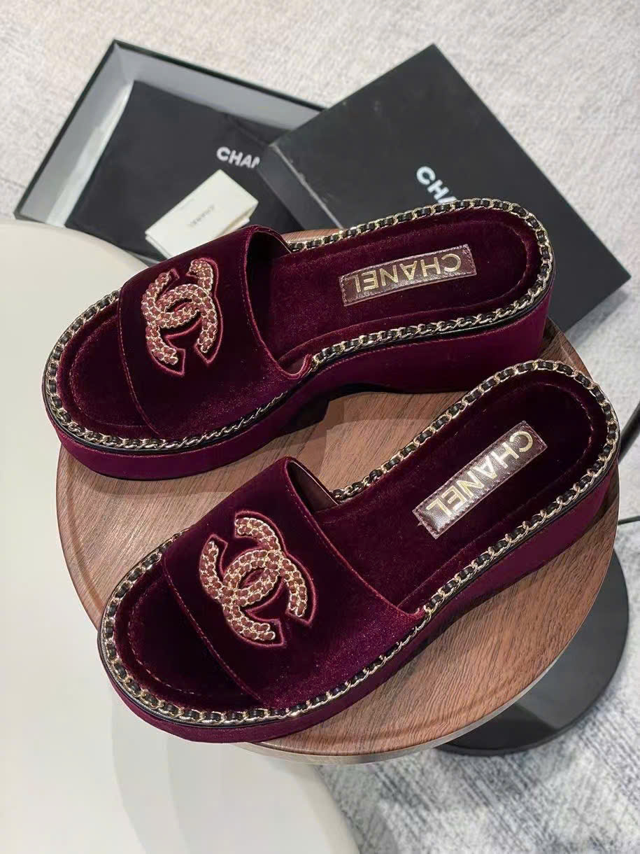 (1:1 replica) Chanel C Logo Sandals Summer 2025