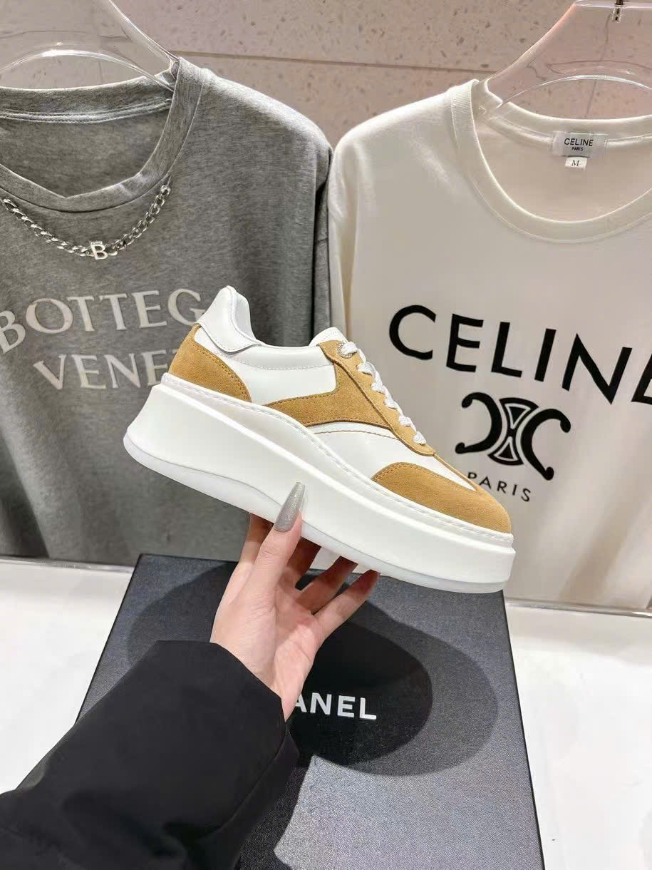 (1:1 replica) Chanel Sneakers Women s Shoes 5cm