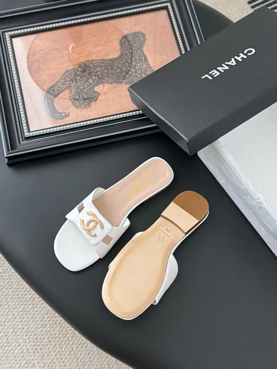 (1:1 replica) Chanel CLogo Women s Slide New Arrivals