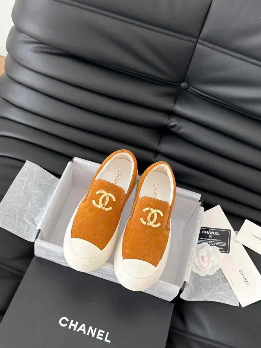 (1:1 replica) Chanel C Logo Slip On Women s Shoes