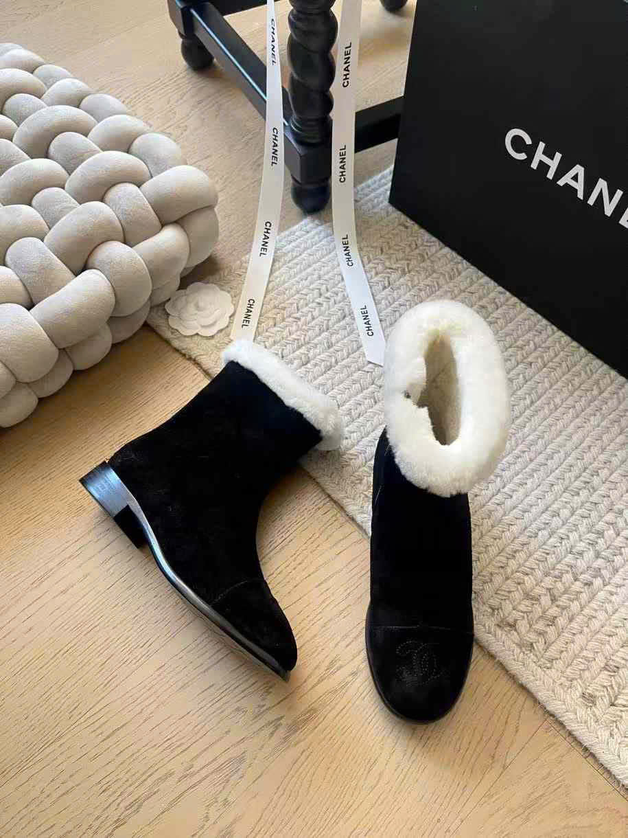 (1:1 replica) Chanel Leather Women s Boots