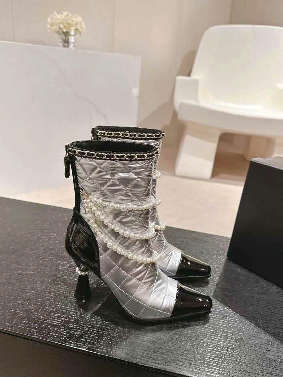(1:1 replica) Chanel Vintages Leather Boots