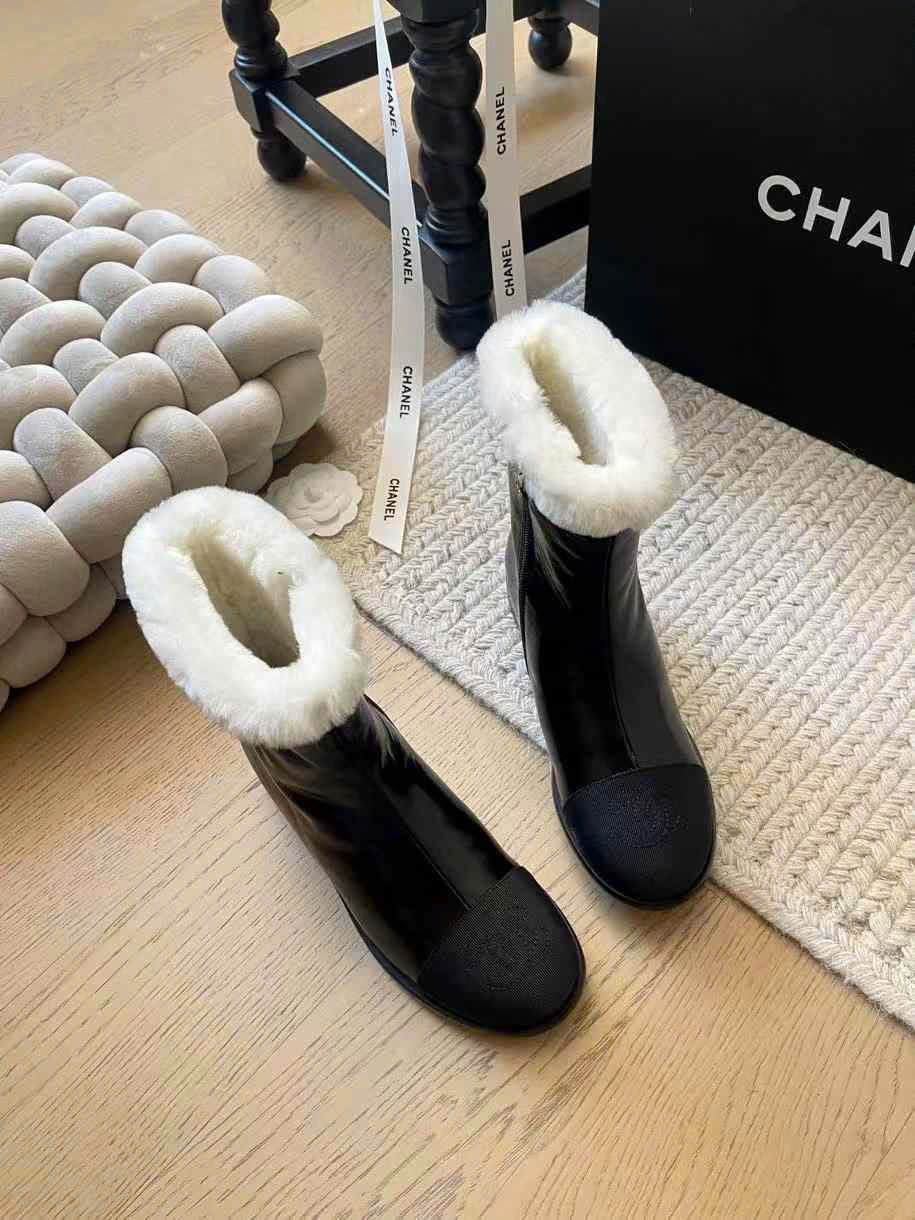 (1:1 replica) Chanel Leather Women s Boots