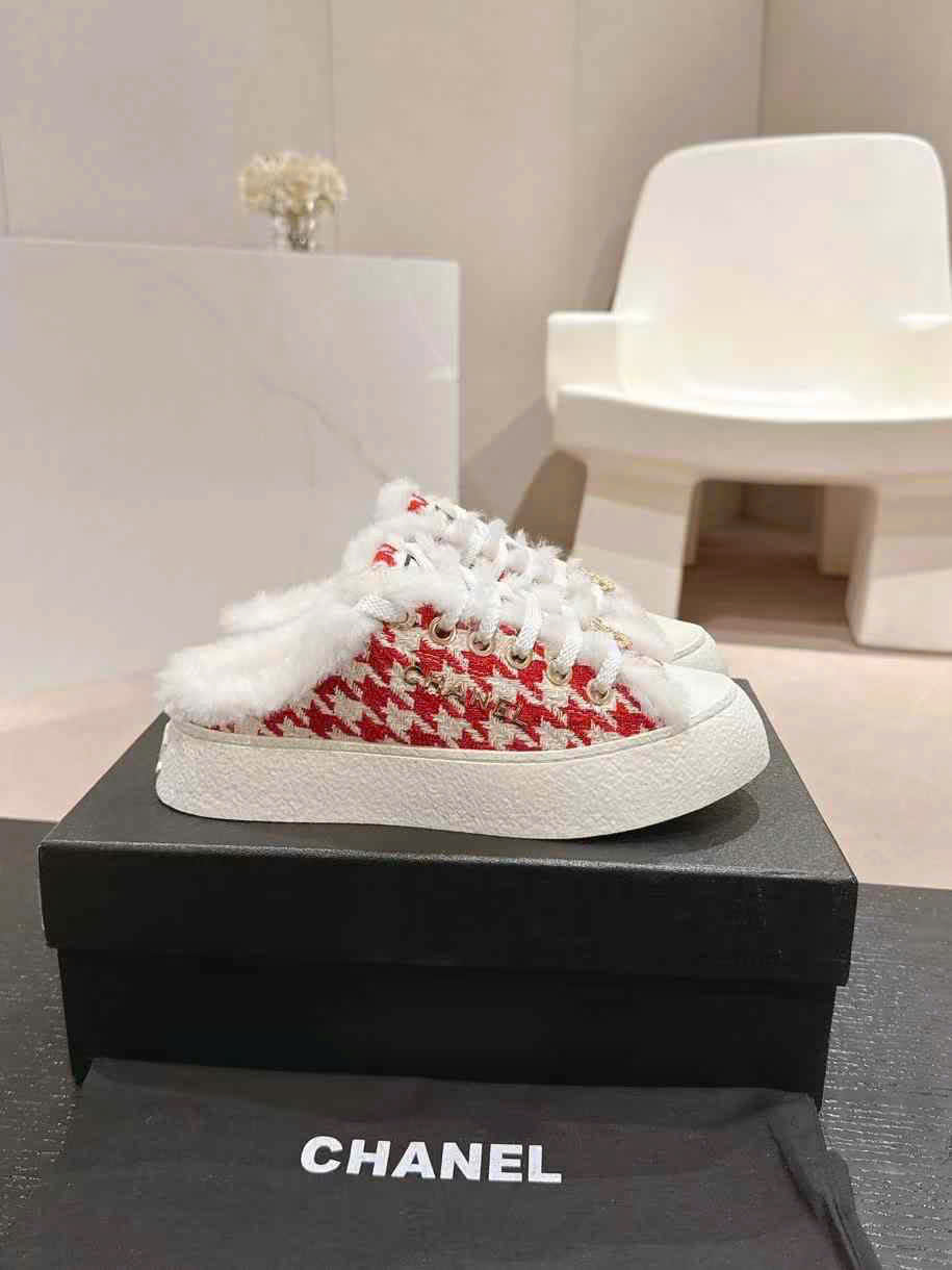 (1:1 replica) Chanel Open Back Women s Shoes