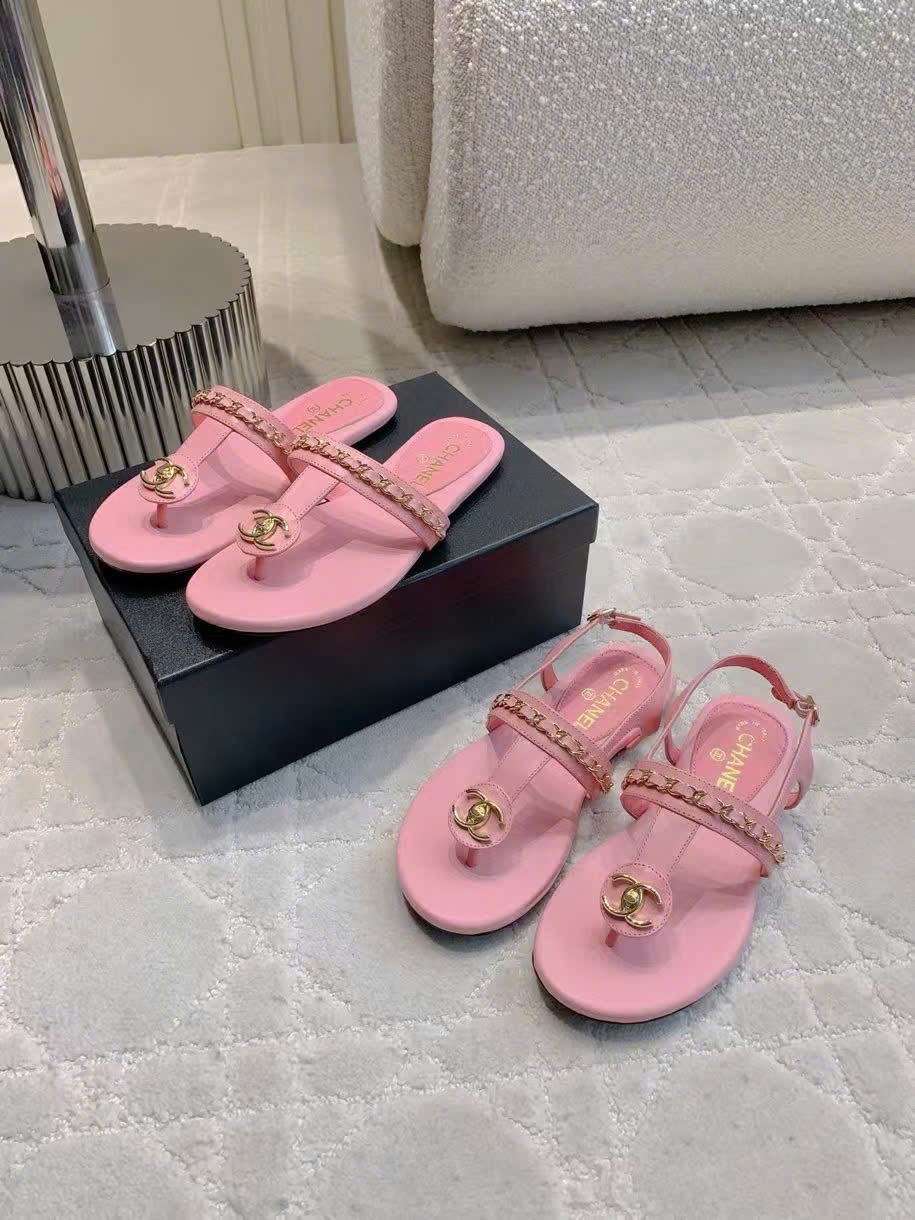 (1:1 replica) Chanel C Logo Flip Flop Women s Sandals