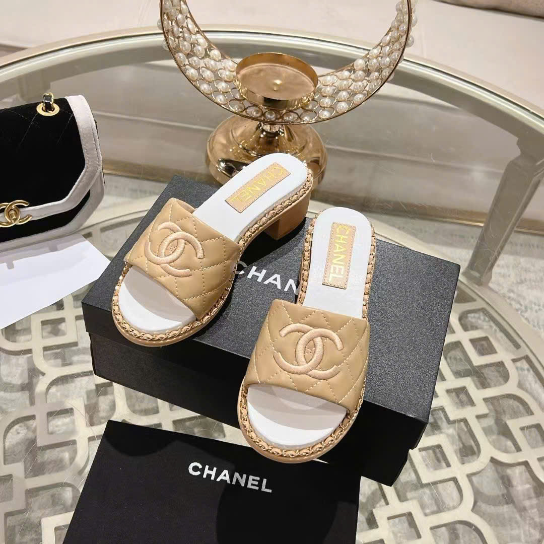 (1:1 replica) Chanel C Logo Women s Sandals